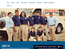 Tablet Screenshot of oscarandreynacleaningservices.com